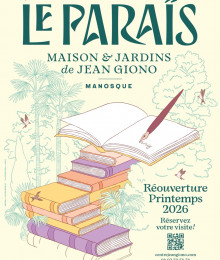 Recherche AGENT D&rsquo;ACCUEIL ET DE M&Eacute;DIATION CULTURELLE pour le Para&iuml;s de Jean Giono, maison et jardins d'&eacute;crivain